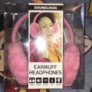 Pink Headphone earmuffs